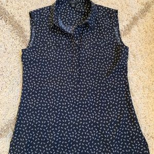 Ann Taylor Anchor Patterned Tank Top